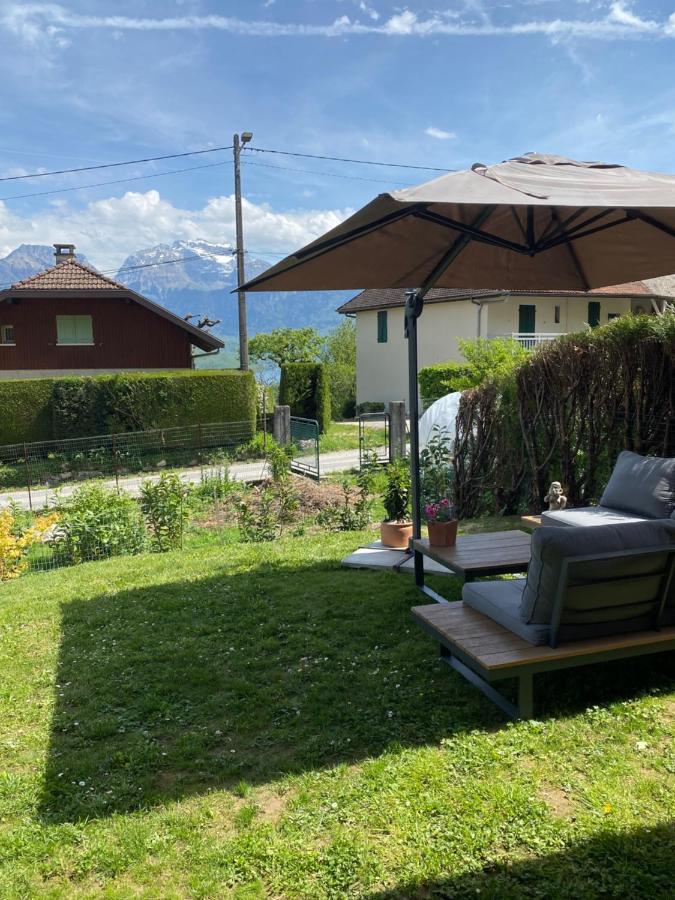 Appartement Au Calme Avec Vue Sur Les Montagnes. Sévrier Exterior foto