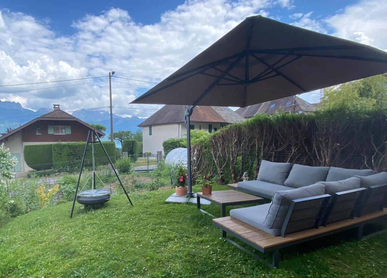 Appartement Au Calme Avec Vue Sur Les Montagnes. Sévrier Exterior foto